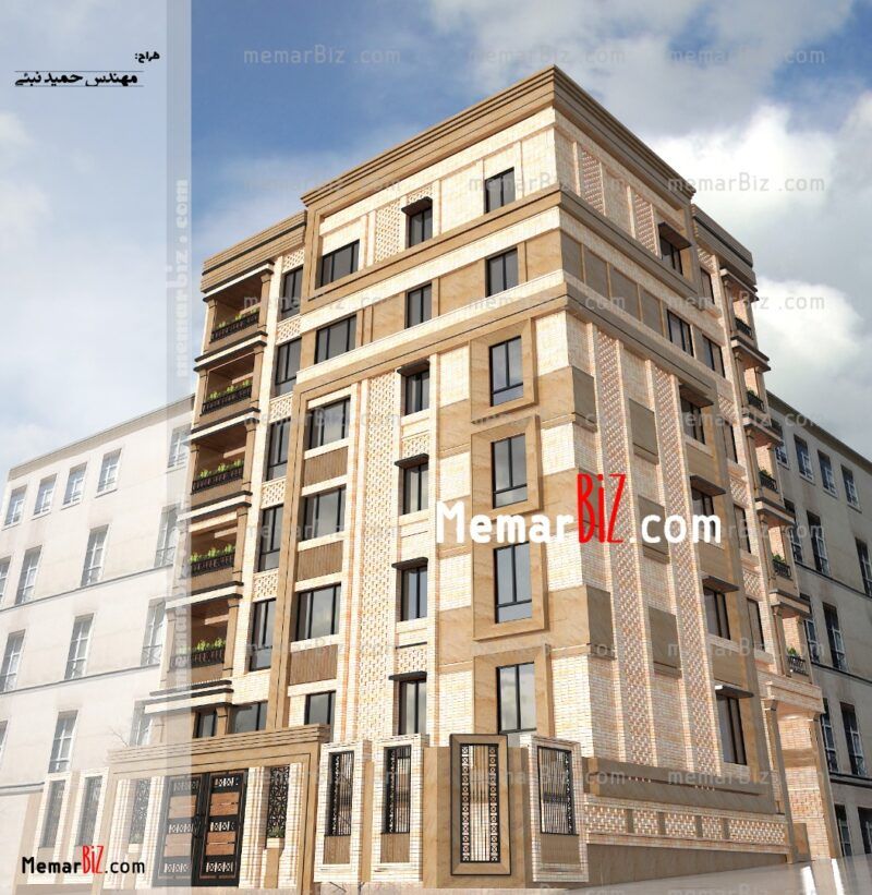 طراحی نما ،بهترین طراح نما ، حمید نبئی ، تایید کمیته نما ، شهرداری ، ساختمان ، منطقه 4 (4)